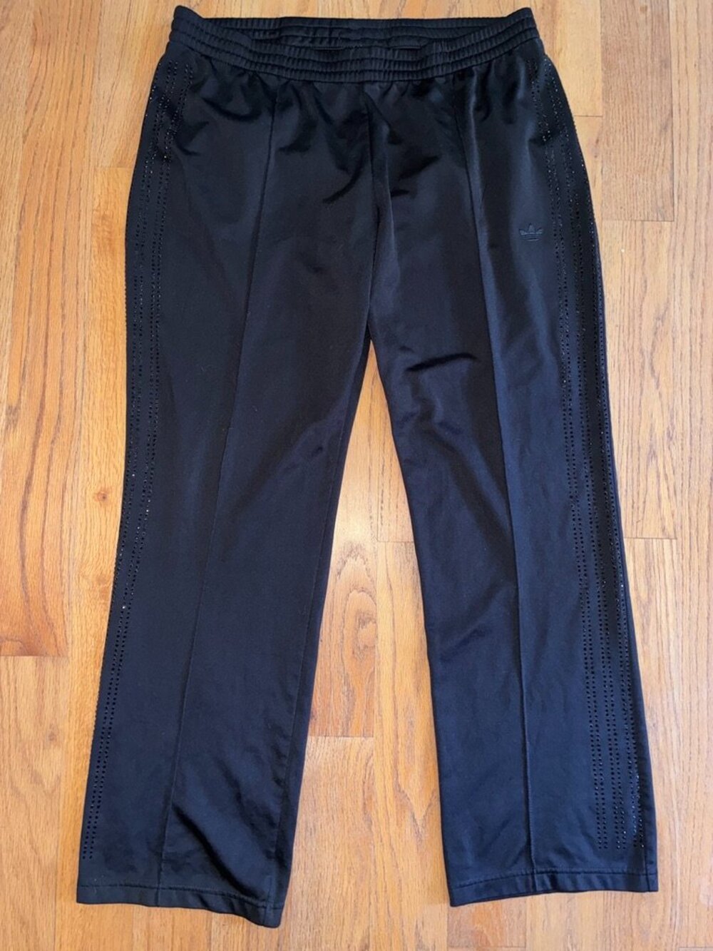 adidas Originals Black Embellished Track Pants Size L